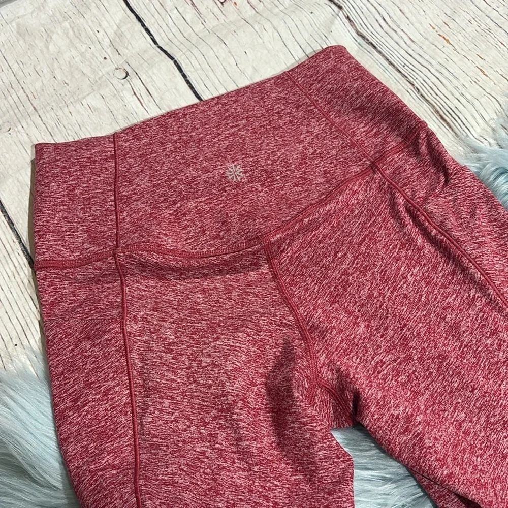 Athleta Salutation Stash Pocket II Softluxe Tight Leggings Antique Red